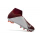 Nike Phantom Vision Elite DF FG Chaussures de Football - Rouge Argent