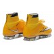 Nike Mercurial Superfly FG Chaussures Football Jaune Blanc