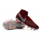 Nike Phantom Vision Elite DF FG Chaussures de Football - Rouge Argent