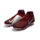 Nike Phantom Vision Elite DF FG Chaussures de Football - Rouge Argent