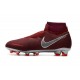 Nike Phantom Vision Elite DF FG Chaussures de Football - Rouge Argent