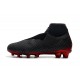 Nike Crampon Phantom VSN Elite DF FG - Jordan x PSG Noir Rouge