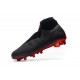 Nike Crampon Phantom VSN Elite DF FG - Jordan x PSG Noir Rouge