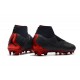 Nike Crampon Phantom VSN Elite DF FG - Jordan x PSG Noir Rouge