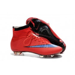 Nike Mercurial Superfly FG Chaussures Football Rouge Violet