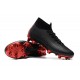 Crampons Nike x Jordan Mercurial Superfly VI 360 FG - Noir Rouge