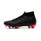 Crampons Nike x Jordan Mercurial Superfly VI 360 FG - Noir Rouge