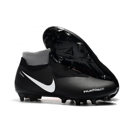 Nike Crampon Phantom VSN Elite DF FG - Noir Rouge Blanc