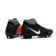 Nike Crampon Phantom VSN Elite DF FG - Noir Rouge Blanc