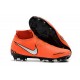 Nike Crampon Phantom VSN Elite DF FG - Orange Noir Argent