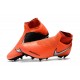 Nike Crampon Phantom VSN Elite DF FG - Orange Noir Argent