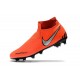 Nike Crampon Phantom VSN Elite DF FG - Orange Noir Argent