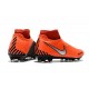 Nike Crampon Phantom VSN Elite DF FG - Orange Noir Argent