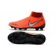 Nike Crampon Phantom VSN Elite DF FG - Orange Noir Argent