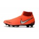 Nike Crampon Phantom VSN Elite DF FG - Orange Noir Argent