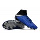 Crampons de Foot Nike HyperVenom Phantom III DF FG - Bleu Argent