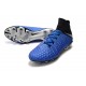 Crampons de Foot Nike HyperVenom Phantom III DF FG - Bleu Argent