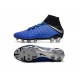 Crampons de Foot Nike HyperVenom Phantom III DF FG - Bleu Argent