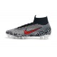 Crampons de Neymar Nike Mercurial Superfly VI 360 FG - Noir Blanc Rouge