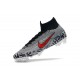Crampons de Neymar Nike Mercurial Superfly VI 360 FG - Noir Blanc Rouge