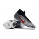 Crampons de Neymar Nike Mercurial Superfly VI 360 FG - Noir Blanc Rouge