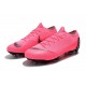 Nike Mercurial Vapor XII 360 Elite FG Chaussure Homme - Rose Noir