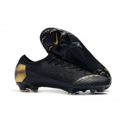 Nike Mercurial Vapor XII 360 Elite FG Chaussure Homme - Noir Or