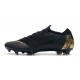 Nike Mercurial Vapor XII 360 Elite FG Chaussure Homme - Noir Or