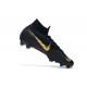 Crampons de Football Nike Mercurial Superfly VI 360 FG - Noir Or