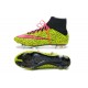 Nike Mercurial Superfly FG Chaussures Football Safari Jaune Rose