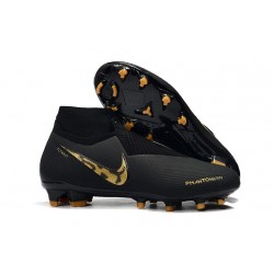 Nike Crampon Phantom VSN Elite DF FG - Noir Or