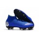 Nike Chaussure Mercurial Superfly VI Elite SG-Pro AC Bleu Argent