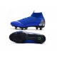 Nike Chaussure Mercurial Superfly VI Elite SG-Pro AC Bleu Argent