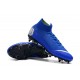 Nike Chaussure Mercurial Superfly VI Elite SG-Pro AC Bleu Argent