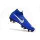 Nike Chaussure Mercurial Superfly VI Elite SG-Pro AC Bleu Argent