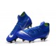 Nike Chaussure Mercurial Superfly VI Elite SG-Pro AC Bleu Argent