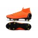 Nike Chaussure Mercurial Superfly VI Elite SG-Pro AC Orange Noir