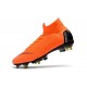 Nike Chaussure Mercurial Superfly VI Elite SG-Pro AC Orange Noir