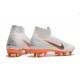 Nike Chaussure Mercurial Superfly VI Elite SG-Pro AC Blanc Orange