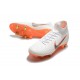 Nike Chaussure Mercurial Superfly VI Elite SG-Pro AC Blanc Orange