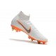 Nike Chaussure Mercurial Superfly VI Elite SG-Pro AC Blanc Orange