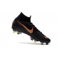 Nike Chaussure Mercurial Superfly VI Elite SG-Pro AC Noir Orange