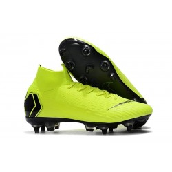 Nike Chaussure Mercurial Superfly VI Elite SG-Pro AC Volt Noir