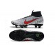 Nike Neymar Mercurial Superfly VI Elite SG-Pro AC Blanc Noir Rouge