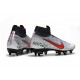 Nike Neymar Mercurial Superfly VI Elite SG-Pro AC Blanc Noir Rouge