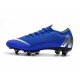 Nike Mercurial Vapor XII Elite Anti-Clog SG-Pro Bleu Argent