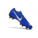 Nike Mercurial Vapor XII Elite Anti-Clog SG-Pro Bleu Argent