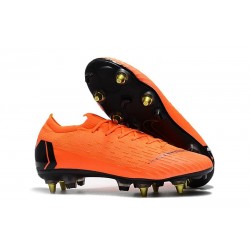 Nike Mercurial Vapor XII Elite Anti-Clog SG-Pro Orange Noir