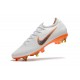 Nike Mercurial Vapor XII Elite Anti-Clog SG-Pro Blanc Orange