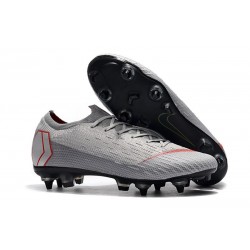 Nike Mercurial Vapor 12 SG-Pro AC Chaussure - Gris Rouge